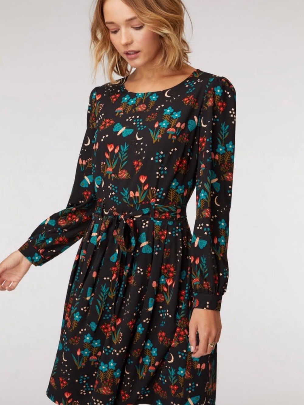 Princess Highway Nocturnal Garden dress